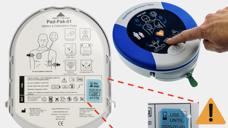 ¿Qué pasa con la caducidad de un electrodo para desfibrilador? - DESFIDEPOT