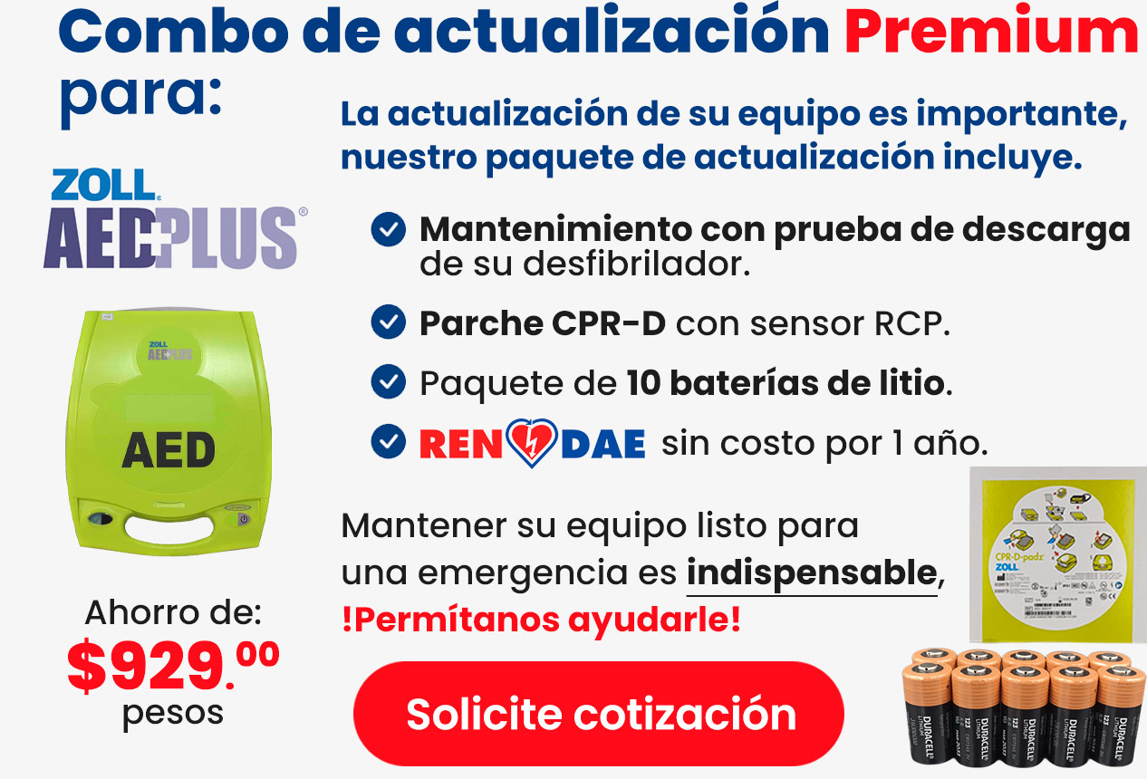 Desfi Depot, Combo de actualización Premium para ZOLL Aed Plus