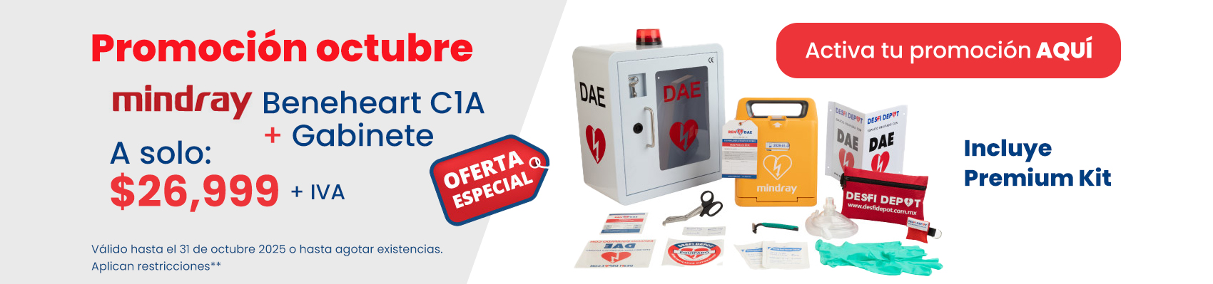 Desfi Depot, ayudando a México a crear espacios cardioseguros