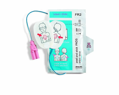 Philips FR2 / FR2 + almohadillas de electrodos para niños pequeños