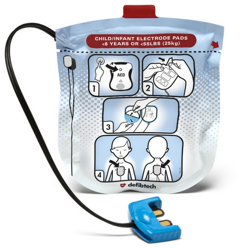 Electrodos pediátricos para Defibtech Lifeline VIEW / ECG / PRO AED