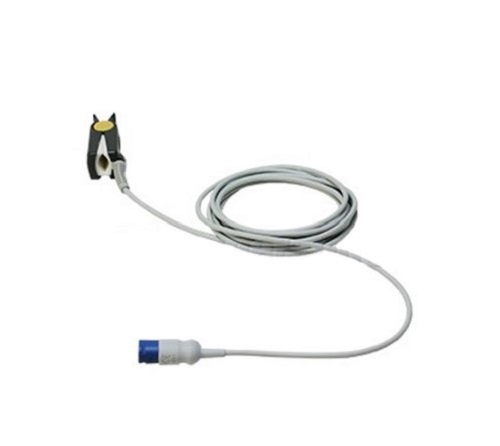 Sensor SpO2 Adult Clip Reusable (Nellcor 9-pin D-sub connector) for Philips HeartStart MRx/XL/XL+ Monitor/Defibrillators
