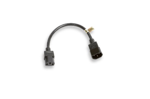 AC Extension Cable, 12 inch for ZOLL E, M & R Series Defibrillators