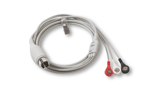 Replacement 3-lead ECG Patient Cable, 6 foot for ZOLL M Series Defibrillators