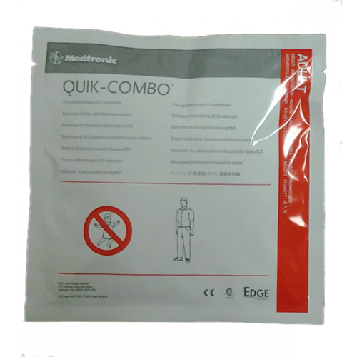 Physio-Control Adult Electrode Pads with QUIK-COMBO (Leads-In)