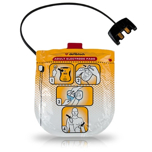 Defibtech Lifeline o Salvavidas AUTO AED Pastillas de electrodos de desfibrilación